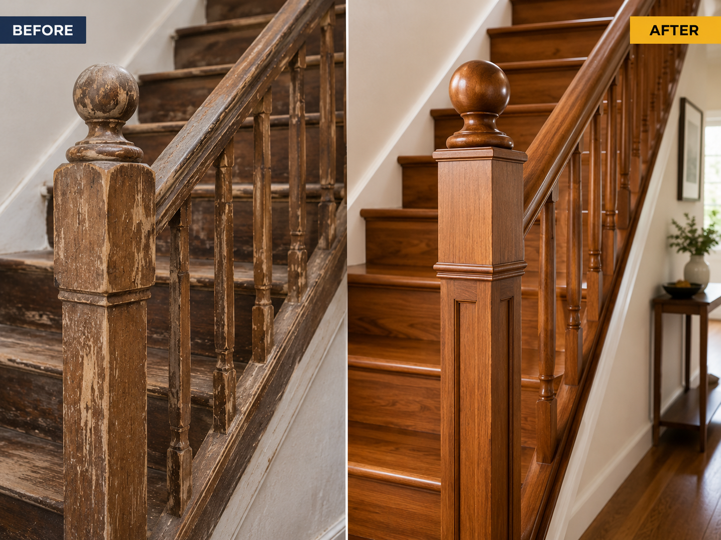 Restoration and finishing work by Inzain Creations